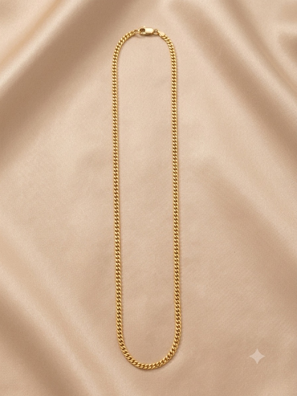 14KGold Plated Curb Chain Necklace 20” long